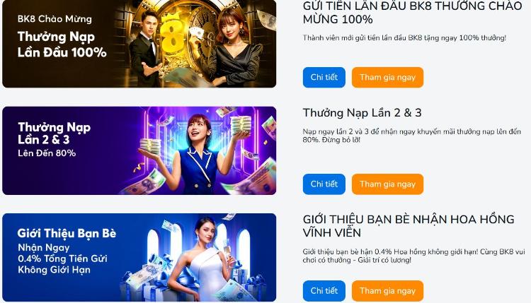 Khuyến mãi BK8